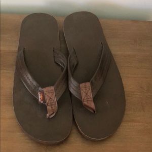 Brown rainbow sandals